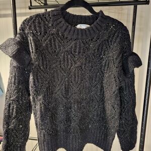Old Navy Glittery Black Sweater With Metalic Flecks for Women. Sizr Small